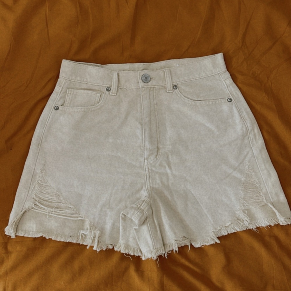 Denim High Waisted Shorts
